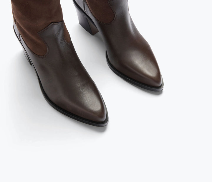 Freda Salvador - Limited Edition Nancie Western Boot Sable Suede