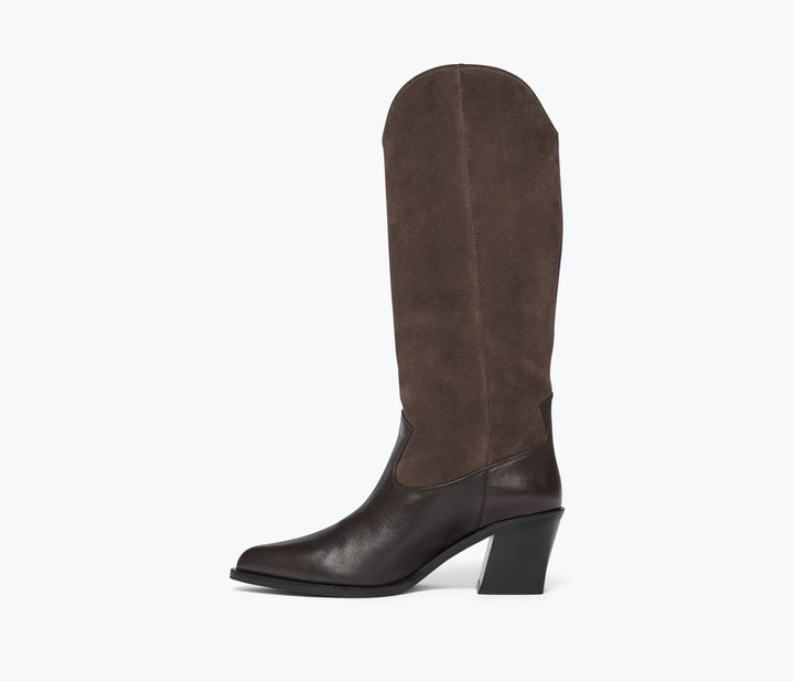 Freda Salvador - Limited Edition Nancie Western Boot Sable Suede