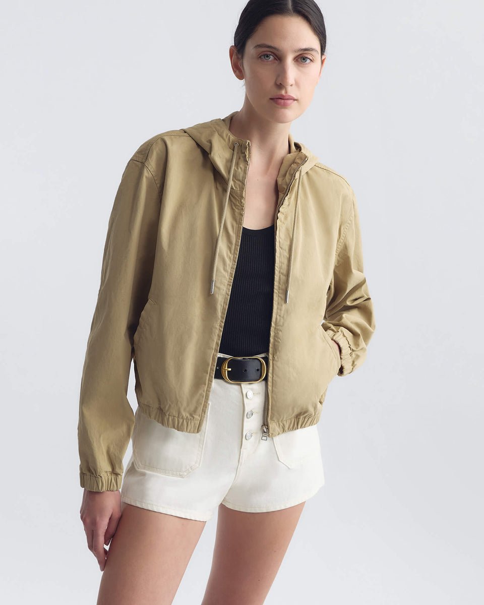 Nili Lotan - Clyde Hooded Windbreaker Solstice - Kalifornia Jean Bar