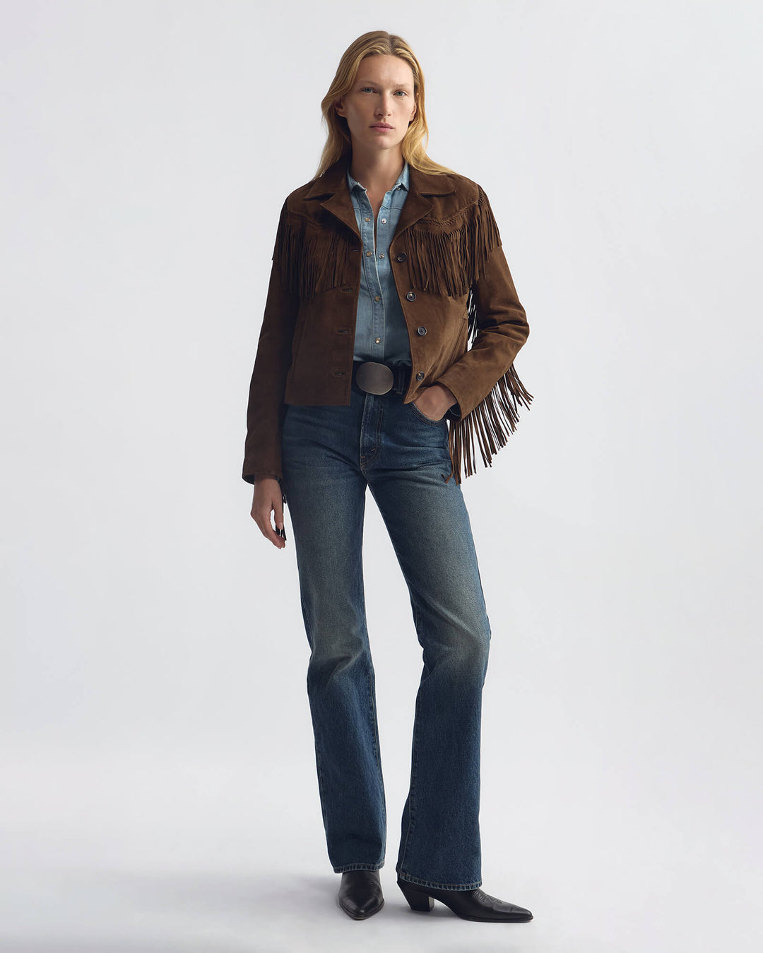 Nili Lotan - Eloi Suede Jacket Hazelnut - Kalifornia Jean Bar
