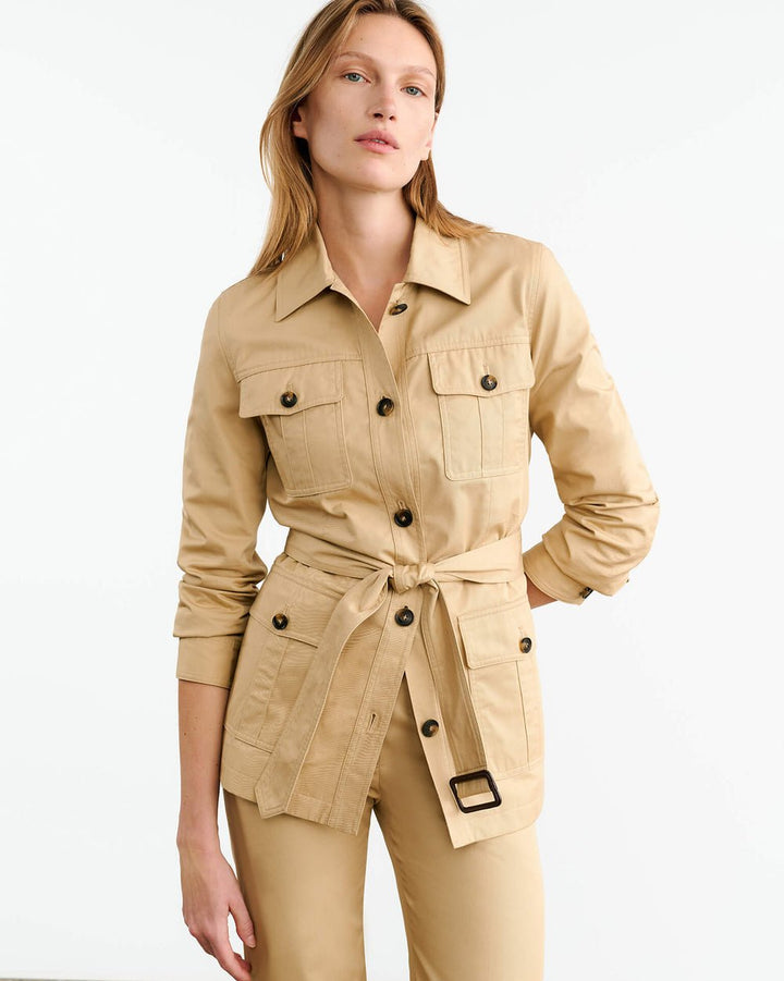 Nili Lotan - Mila Jacket in Desert Khaki - Kalifornia Jean Bar