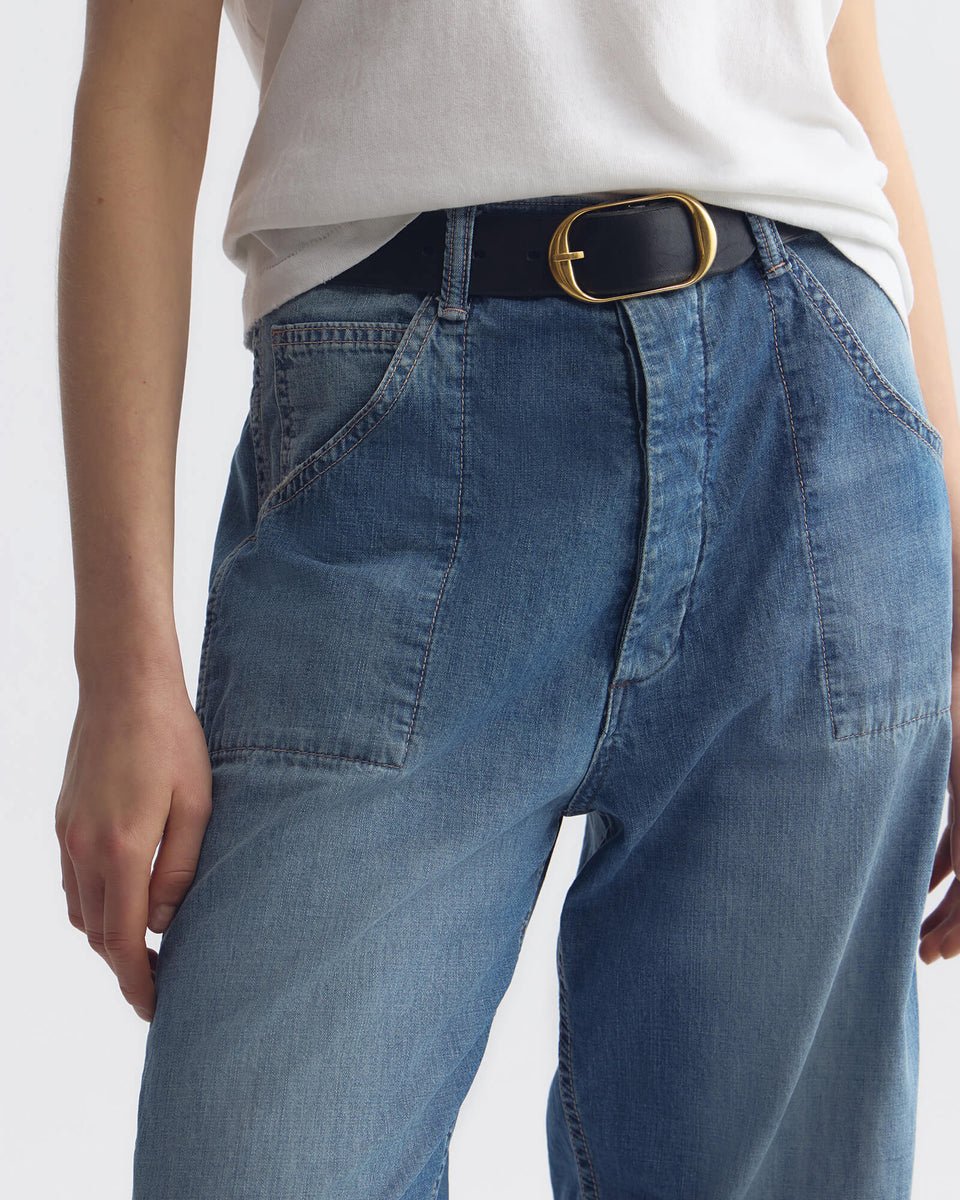 Nili Lotan - Whitney Denim Pant in Delancey Wash - Kalifornia Jean Bar