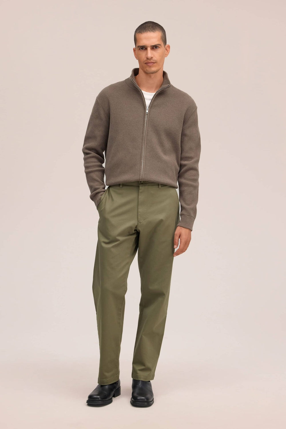 NN. 07 - Danny Full Zip in Mable Husk - Kalifornia Jean Bar