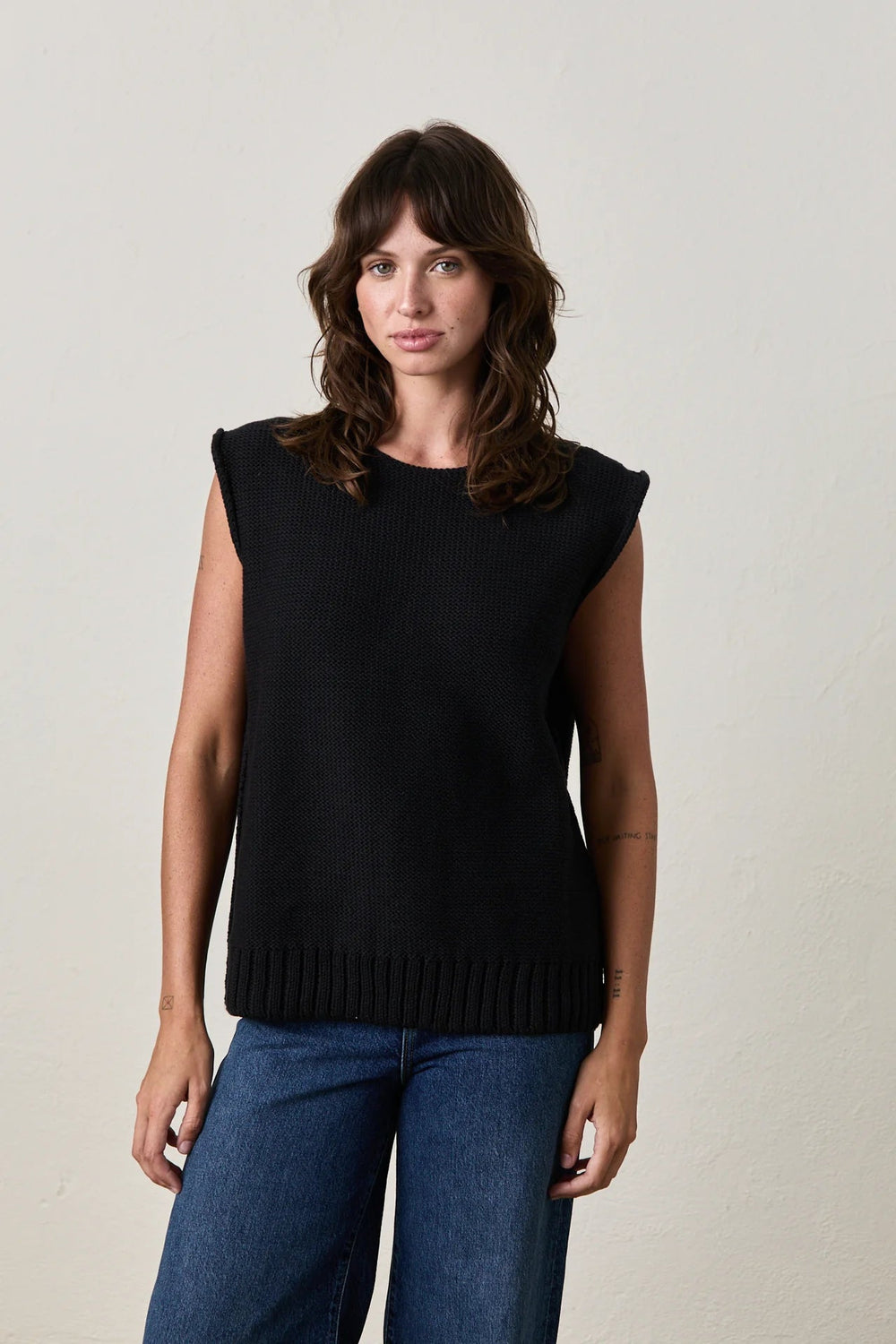 NSF - Catalina Top in Black - Kalifornia Jean Bar