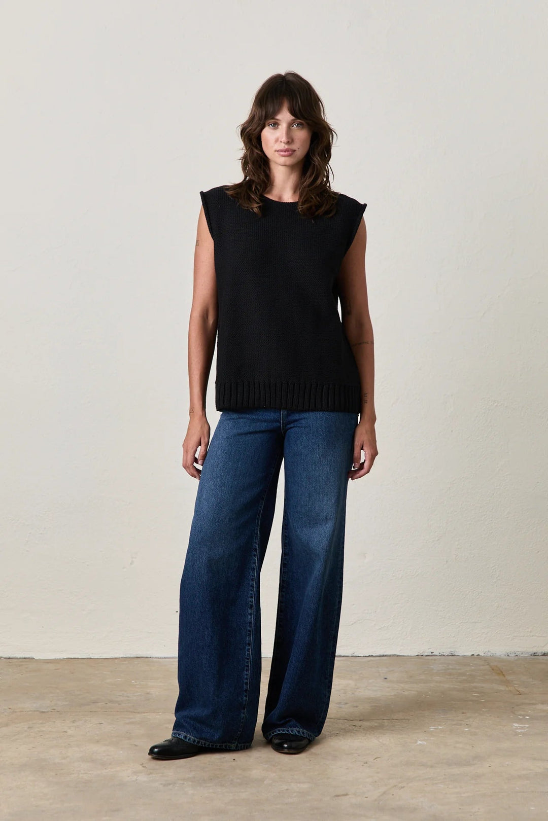 NSF - Catalina Top in Black - Kalifornia Jean Bar