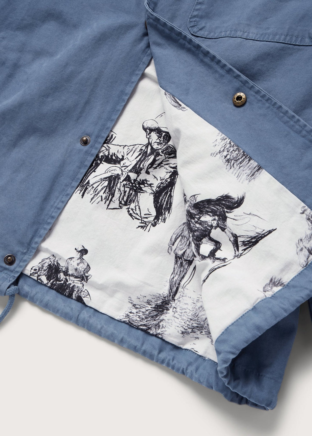 One of These Days - Coaches Jacket in Blue - Kalifornia Jean Bar
