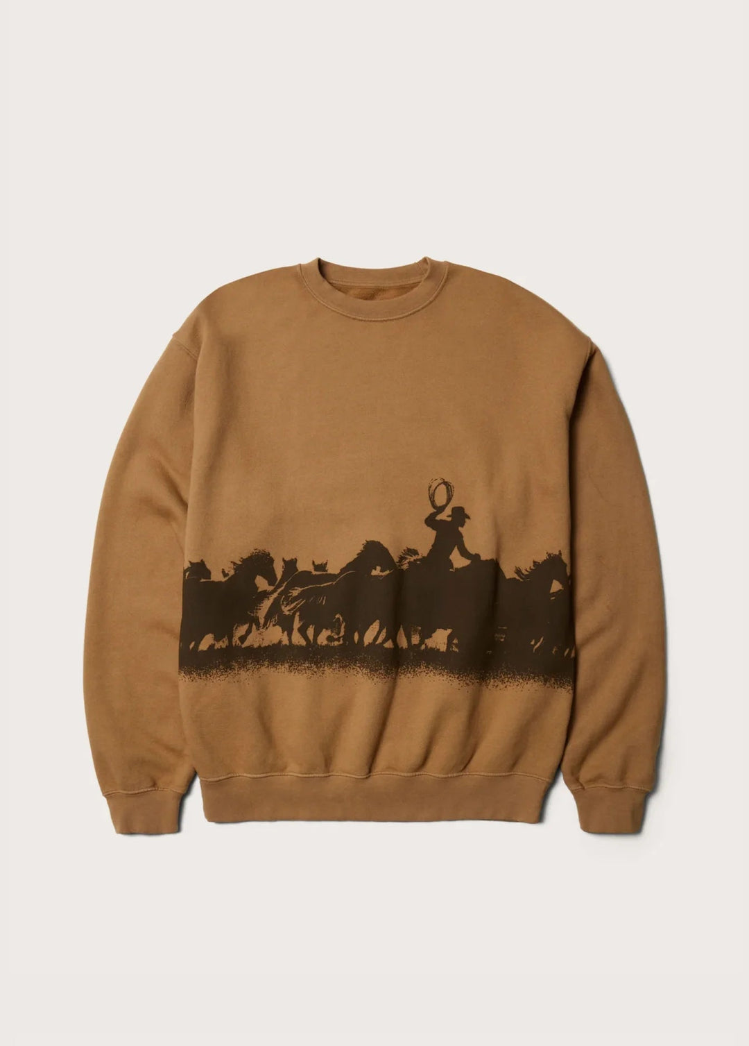 One of These Days - Driftin' Back Again Crewneck Brown - Kalifornia Jean Bar