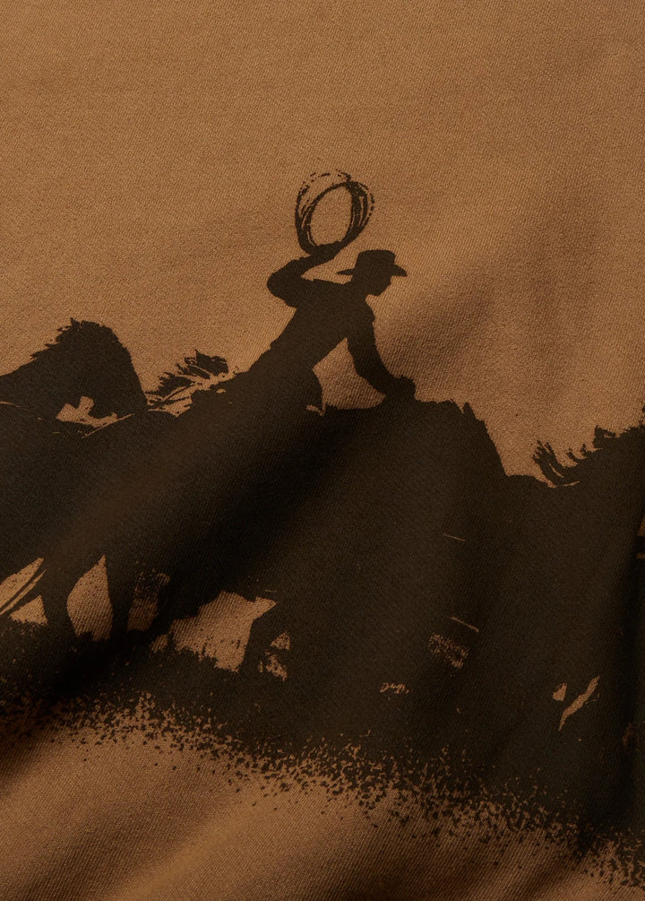 One of These Days - Driftin' Back Again Crewneck Brown - Kalifornia Jean Bar