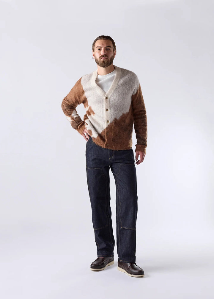 One of These Days - Horse Knit Cardigan in Brown - Kalifornia Jean Bar