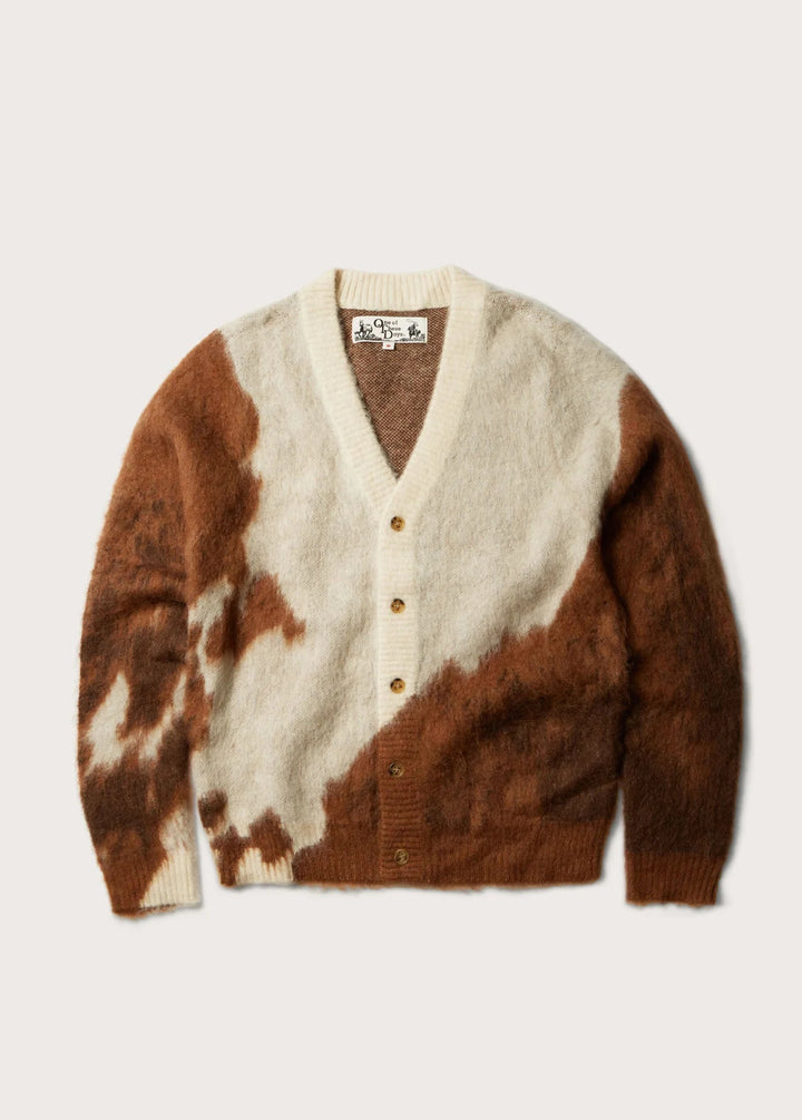 One of These Days - Horse Knit Cardigan in Brown - Kalifornia Jean Bar