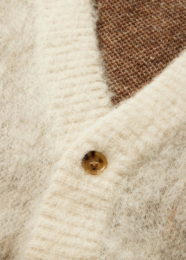 One of These Days - Horse Knit Cardigan in Brown - Kalifornia Jean Bar