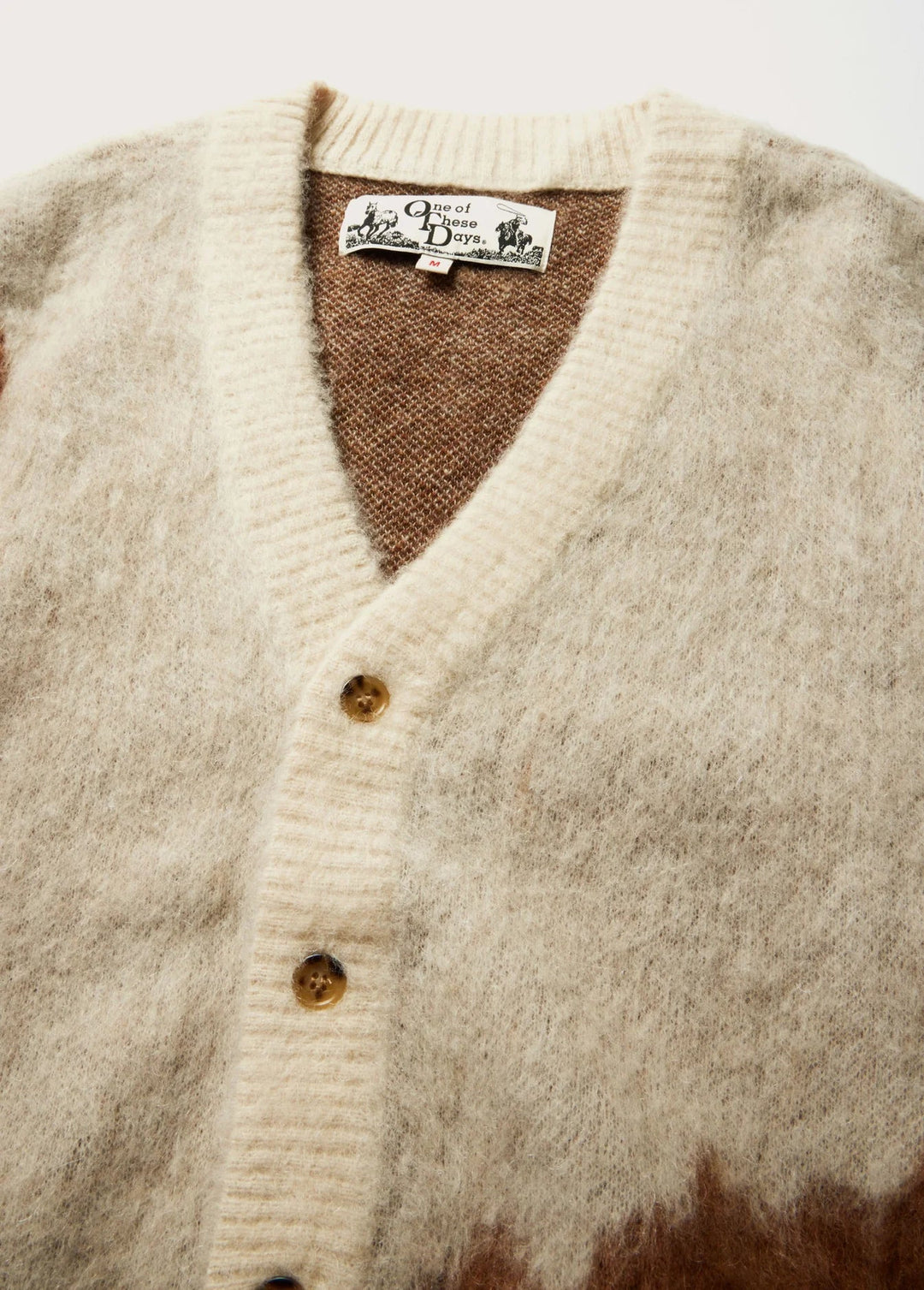 One of These Days - Horse Knit Cardigan in Brown - Kalifornia Jean Bar