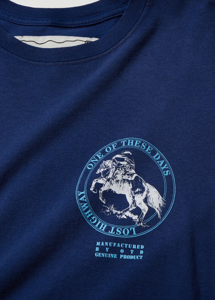 One of These Days - Milling Co. Long Sleeve Sun Faded Navy - Kalifornia Jean Bar