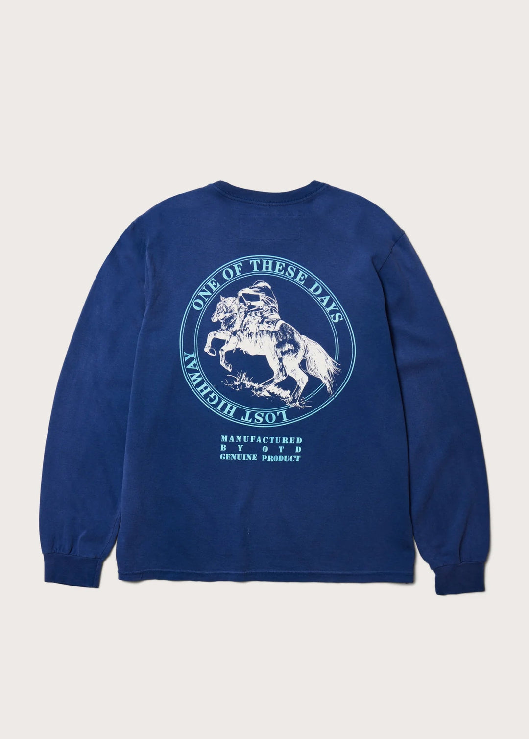 One of These Days - Milling Co. Long Sleeve Sun Faded Navy - Kalifornia Jean Bar