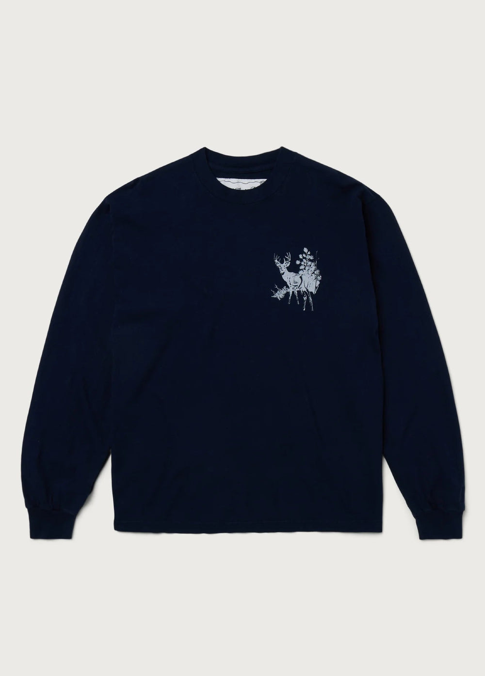 One of These Days - Old Timber Buck Longsleeve Washed Navy - Kalifornia Jean Bar