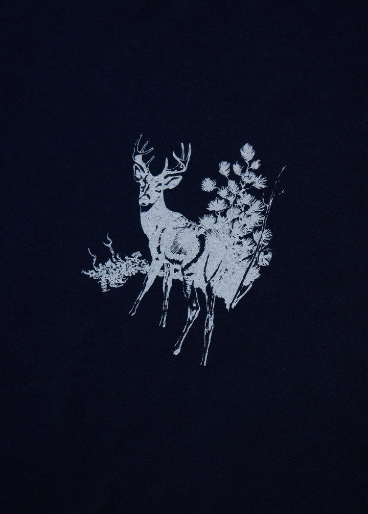 One of These Days - Old Timber Buck Longsleeve Washed Navy - Kalifornia Jean Bar