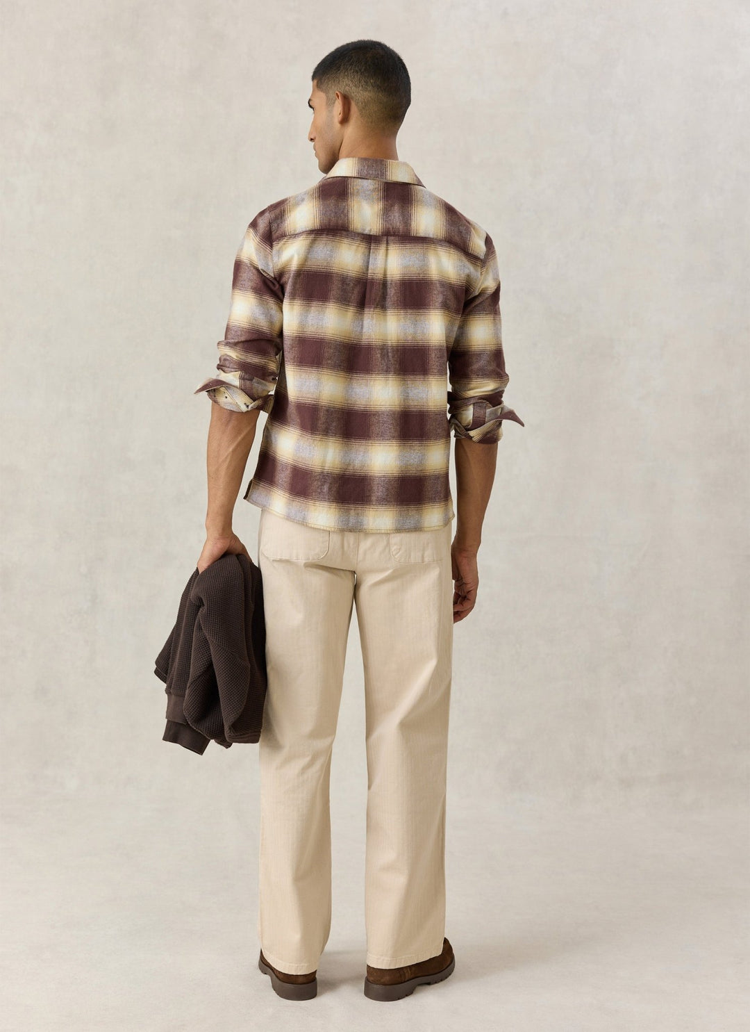 Percival - Ashe Regular Check Shirt - Brown Check - Kalifornia Jean Bar