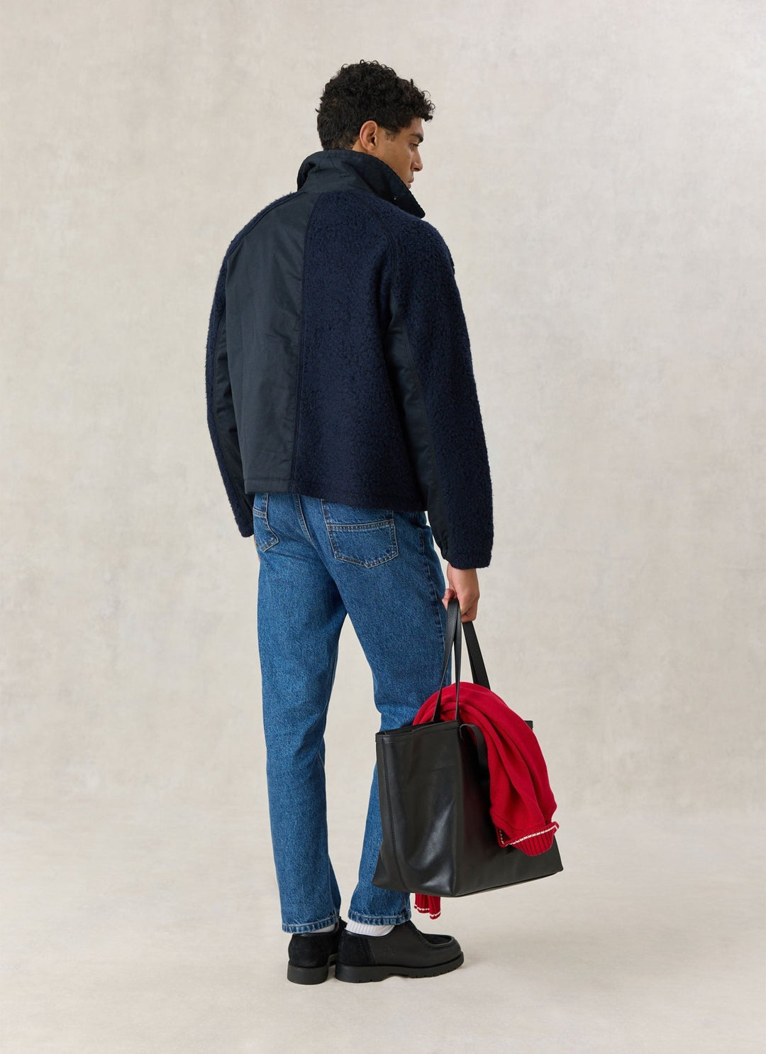 Percival - Fletcher Patchwork Jacket - Navy - Kalifornia Jean Bar