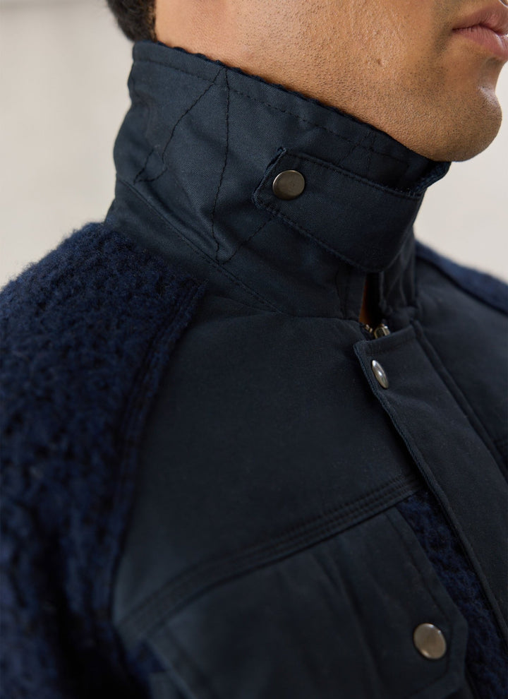 Percival - Fletcher Patchwork Jacket - Navy - Kalifornia Jean Bar