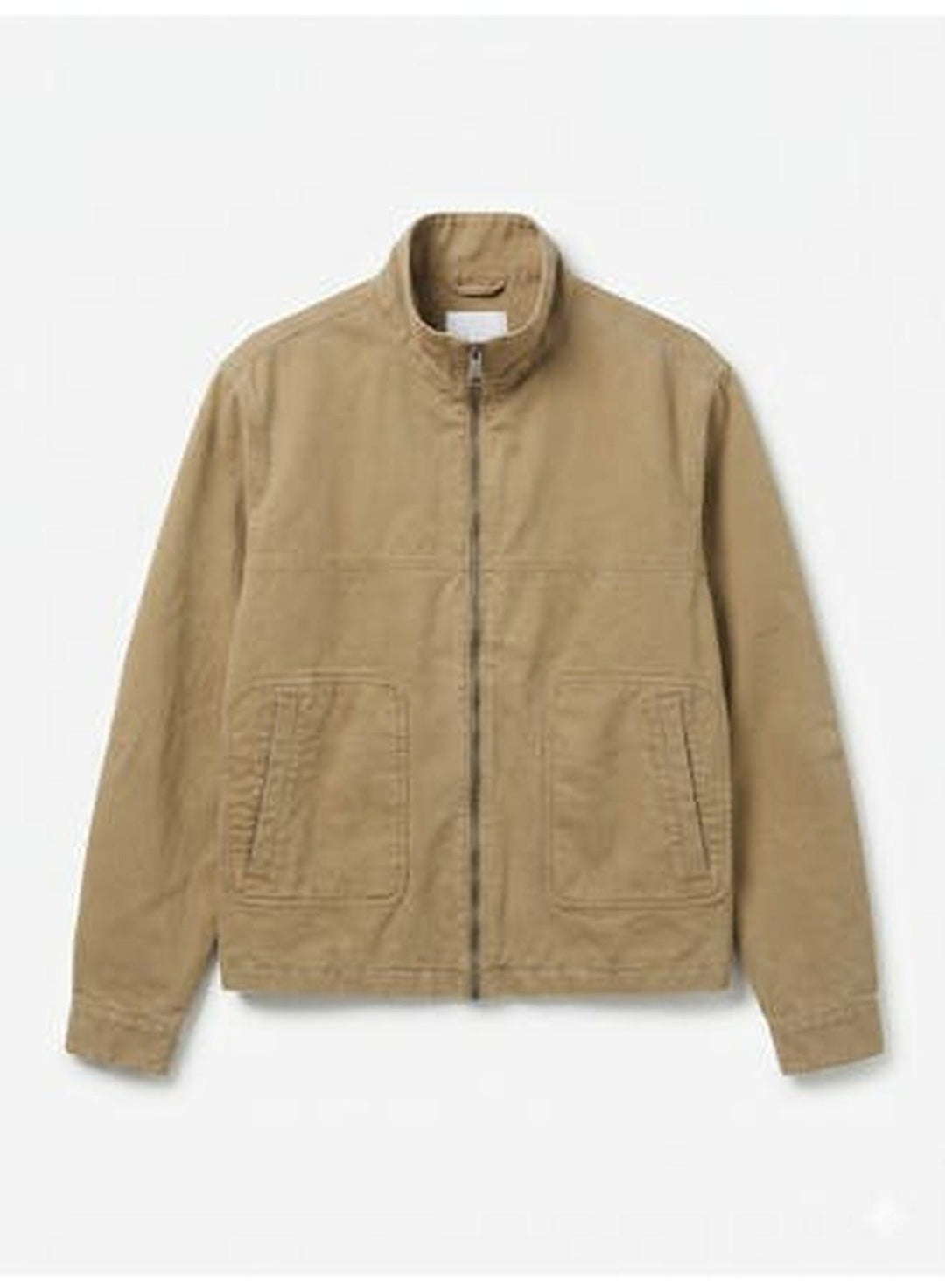 Percival - Jackson Canvas Boxy Harrington Jacket Cream - Kalifornia Jean Bar