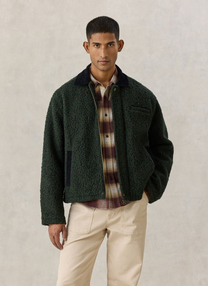 Percival - Murrey Casentino Boxy Jacket - Forest - Kalifornia Jean Bar