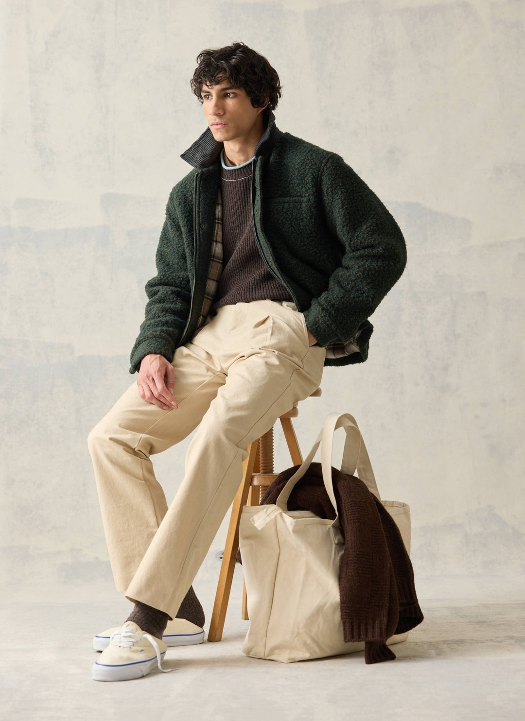 Percival - Murrey Casentino Boxy Jacket - Forest - Kalifornia Jean Bar