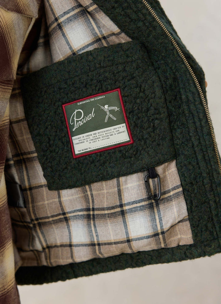 Percival - Murrey Casentino Boxy Jacket - Forest - Kalifornia Jean Bar