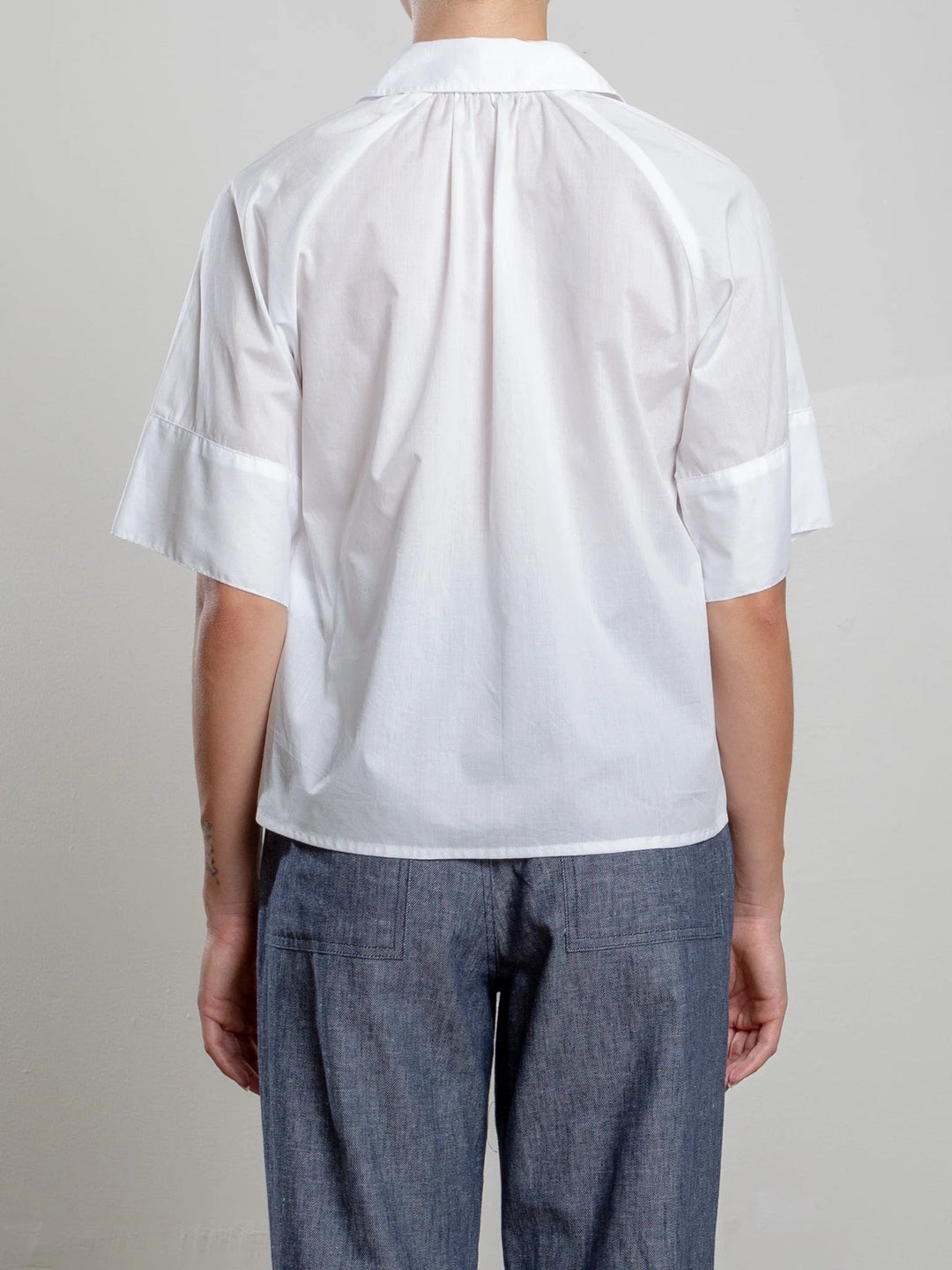 Pharaoh - Halle White Shirt Spanish Voile - Kalifornia Jean Bar