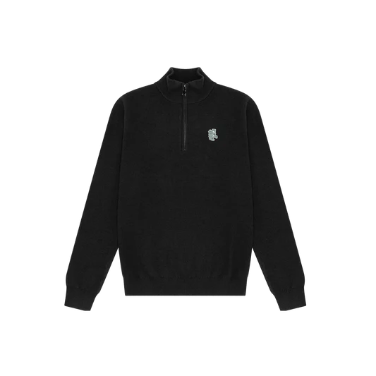 Quiet Golf - Black Monogram Shell Pullover - Kalifornia Jean Bar