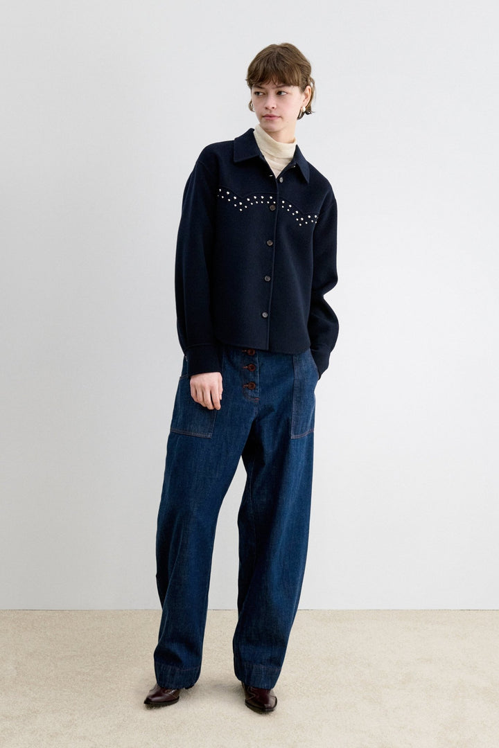 Rachel Comey - Midnight Knox Overshirt - Kalifornia Jean Bar