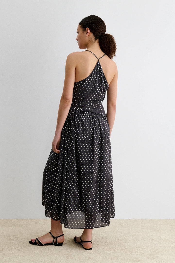 Rachel Comey - Ven Dress Polka Dot Charcoal - Kalifornia Jean Bar