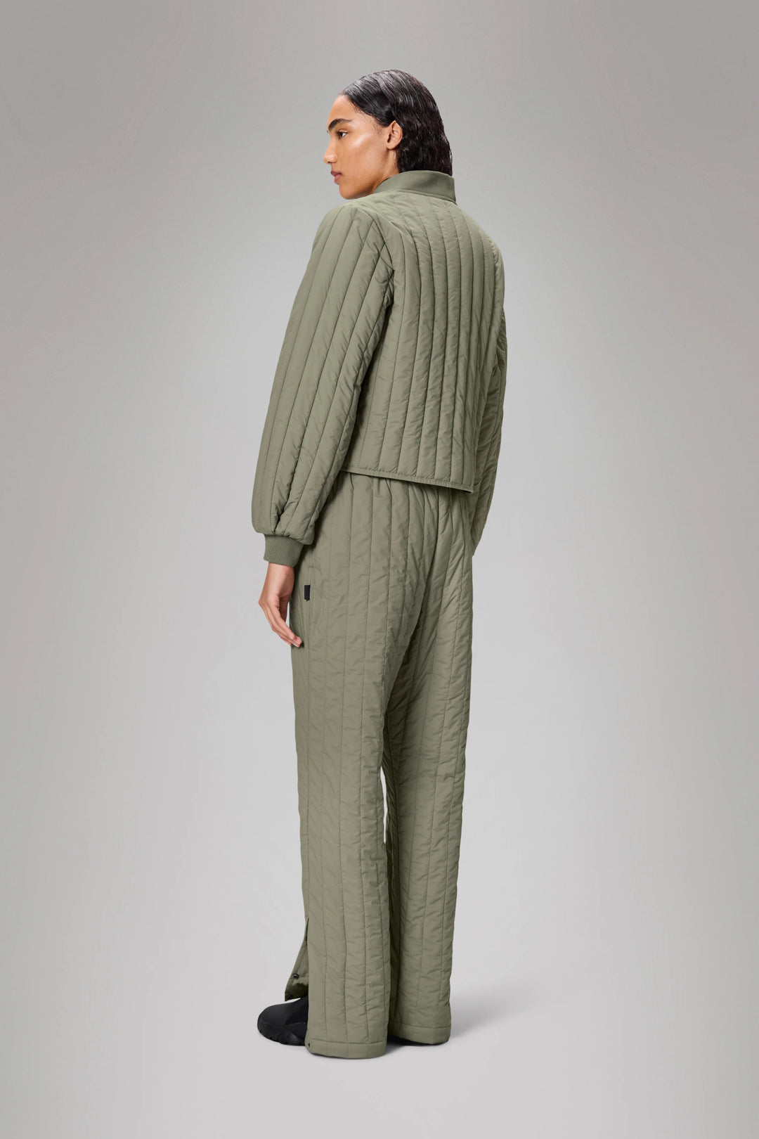 RAINS - Banja Liner Bomber W Jacket in Drift - Kalifornia Jean Bar