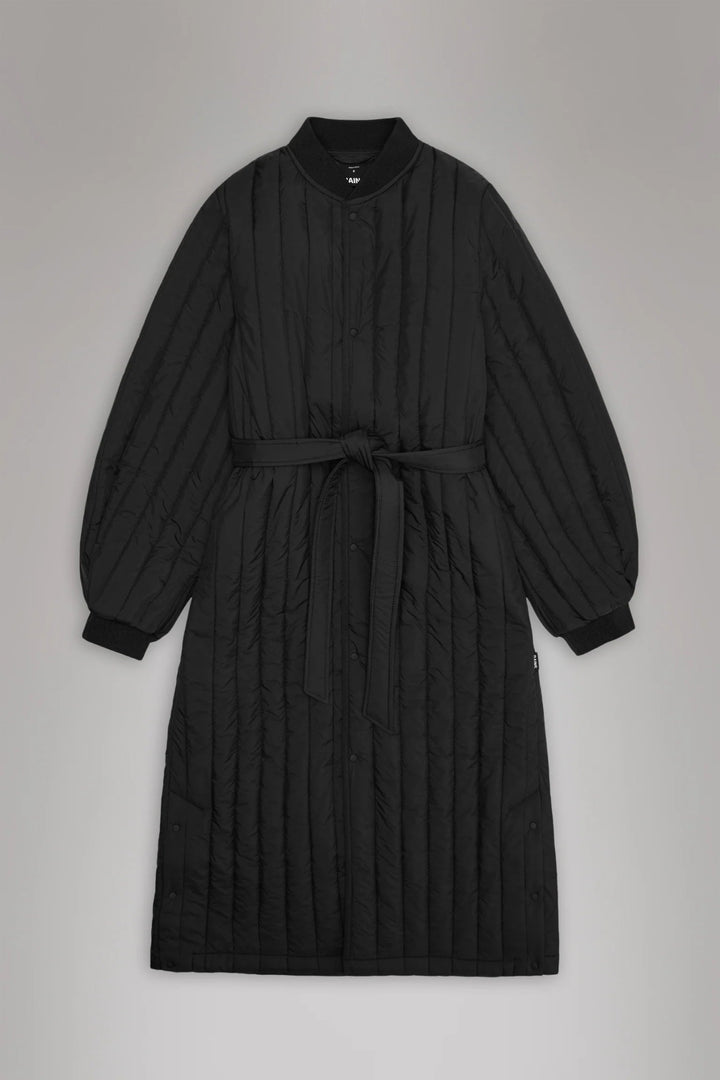 Rains - Banja Liner W Coat in Black - Kalifornia Jean Bar