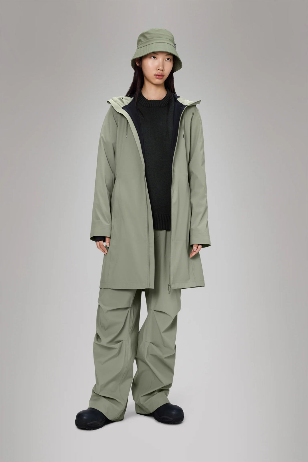 RAINS - Suva Hardshell Long W Jacket Drift - Kalifornia Jean Bar