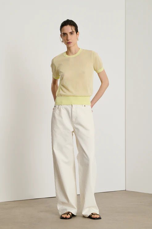 Soeur - Calvin Jeans in Ecru - Kalifornia Jean Bar