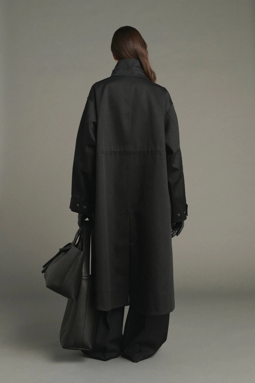 Soeur - Luce Reversible Oversized Parka in Noir/Beige - Kalifornia Jean Bar