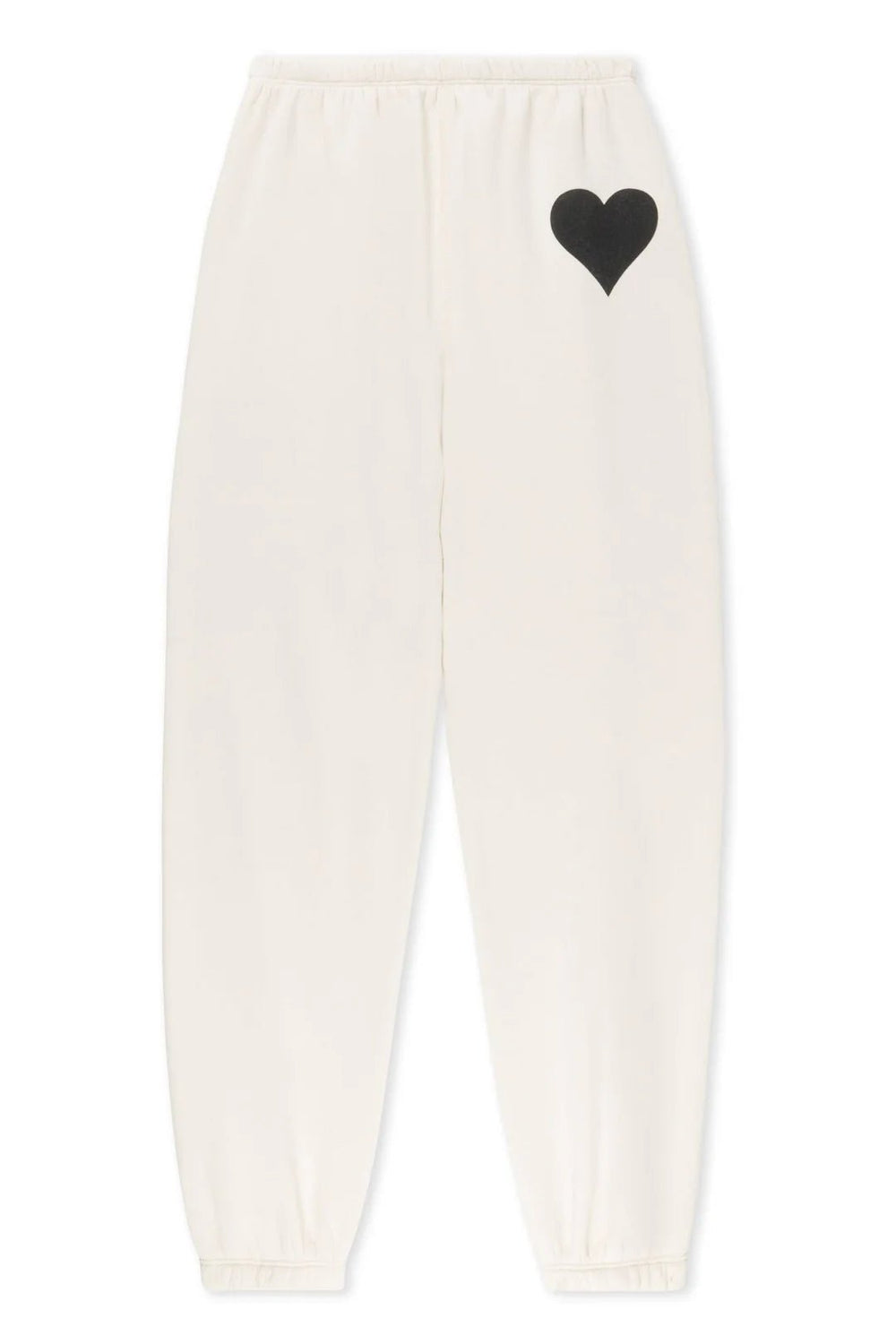SPRWMN - Vintage White Heart Sweatpants - Kalifornia Jean Bar