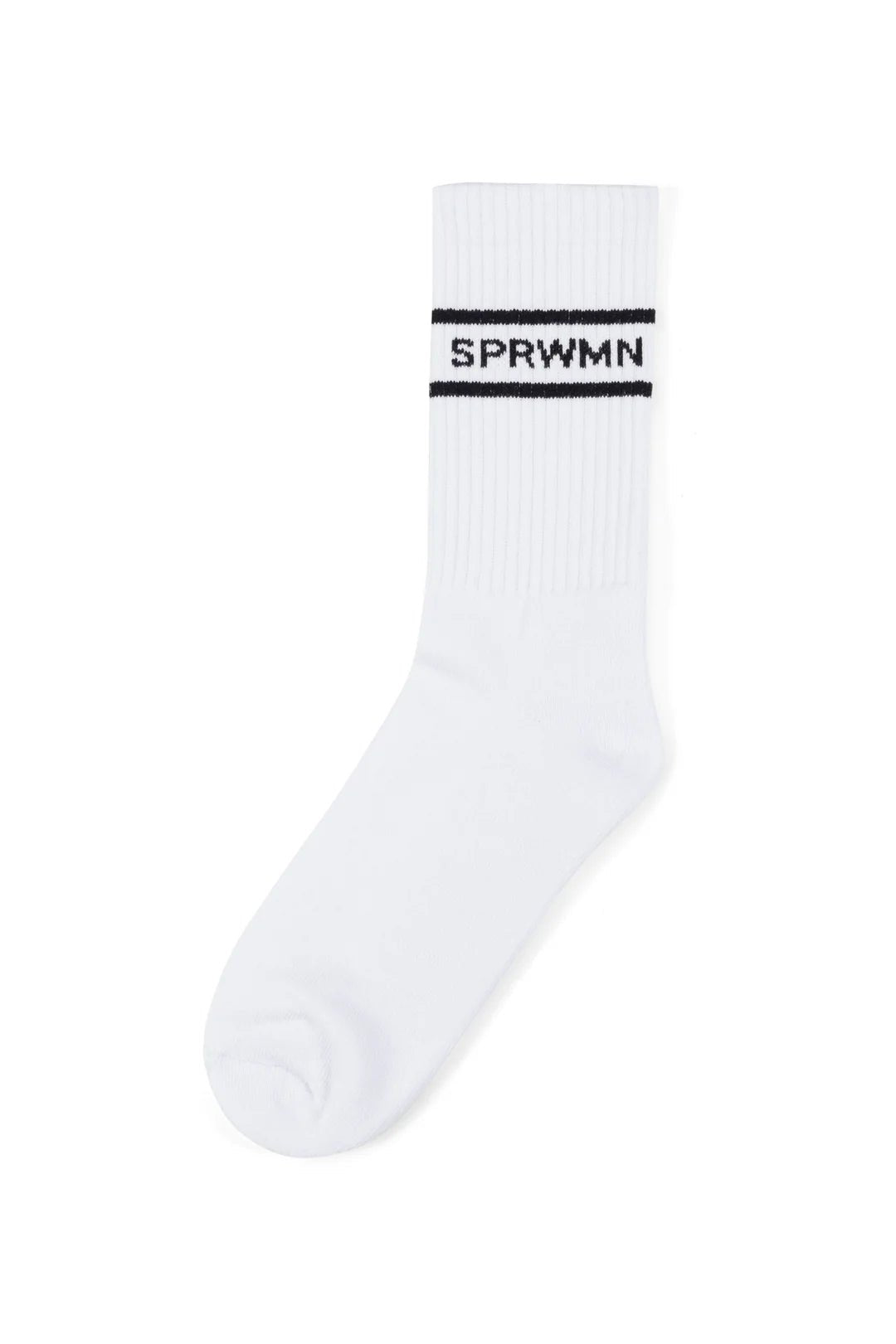 SPRWMN - White Crew Socks - Kalifornia Jean Bar