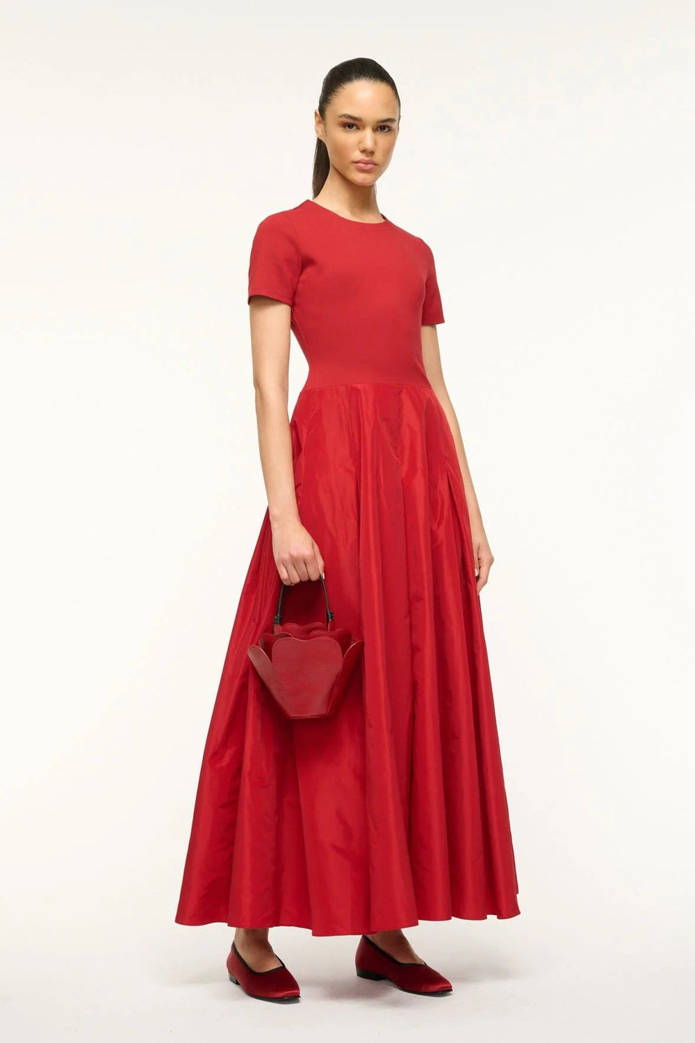 Staud - Juliet Bag In Rouge - Kalifornia Jean Bar