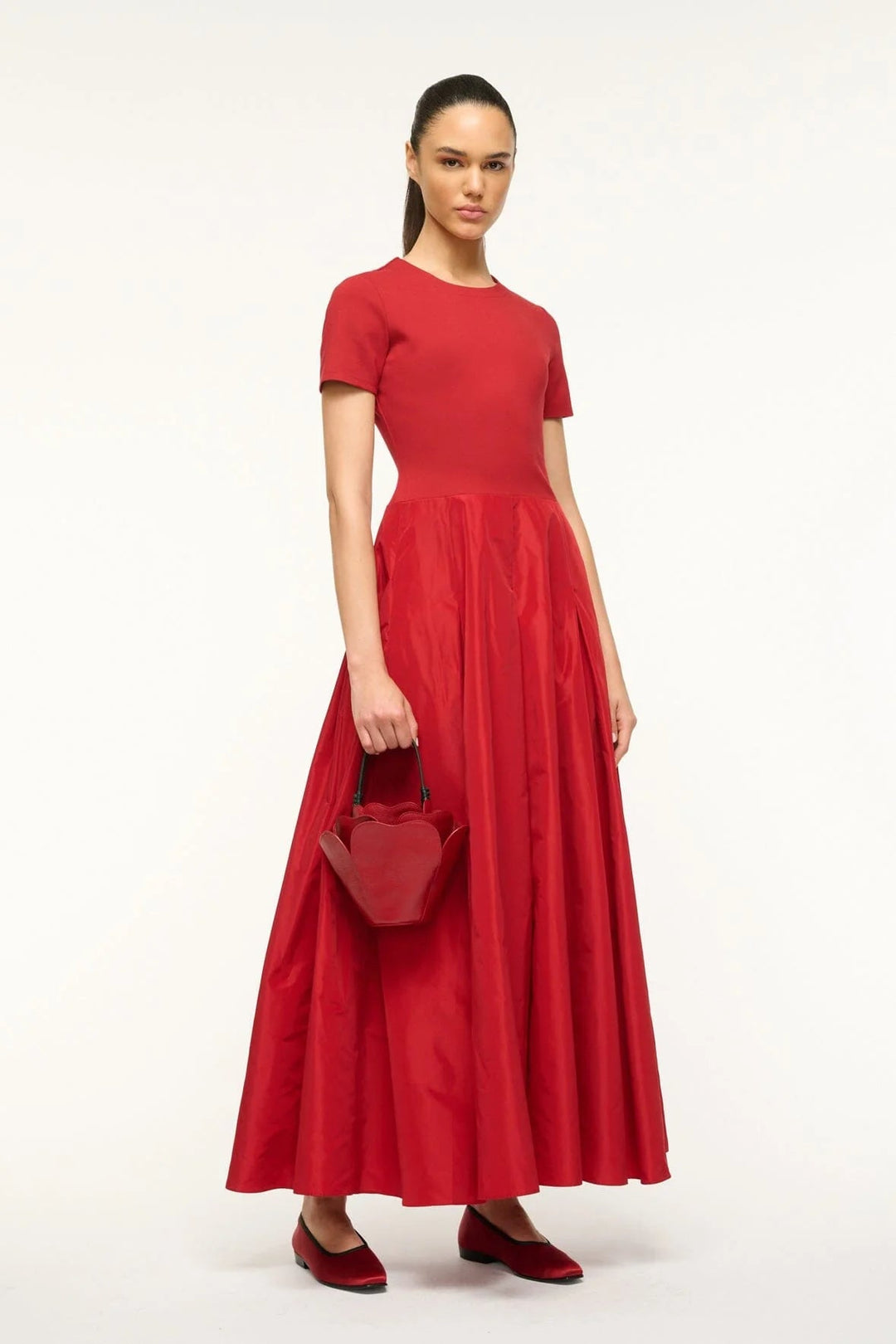 Staud - Juliet Bag In Rouge - Kalifornia Jean Bar