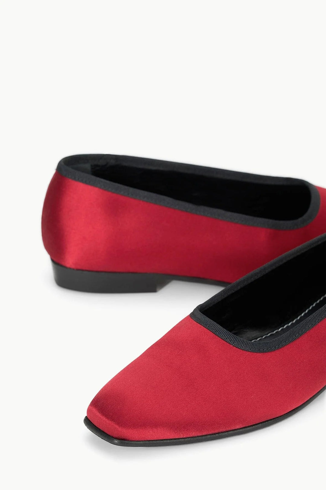 Staud - Keith Ballet Flat in Rouge - Kalifornia Jean Bar