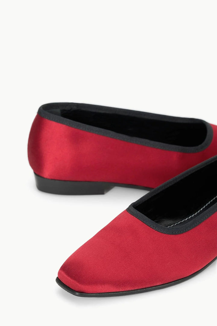 Staud - Keith Ballet Flat in Rouge - Kalifornia Jean Bar