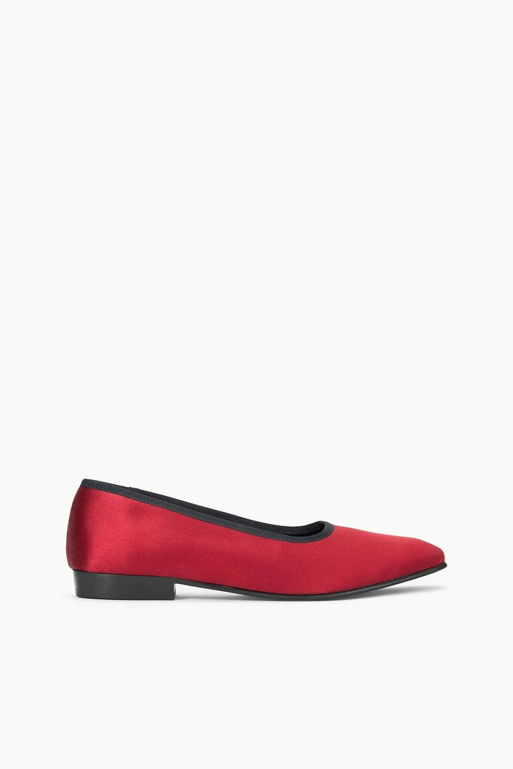 Staud - Keith Ballet Flat in Rouge - Kalifornia Jean Bar