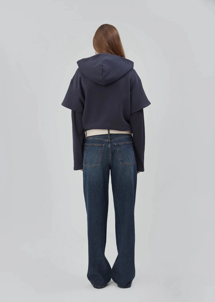 Still Here - 2Tee Sweatshirt in Navy - Kalifornia Jean Bar