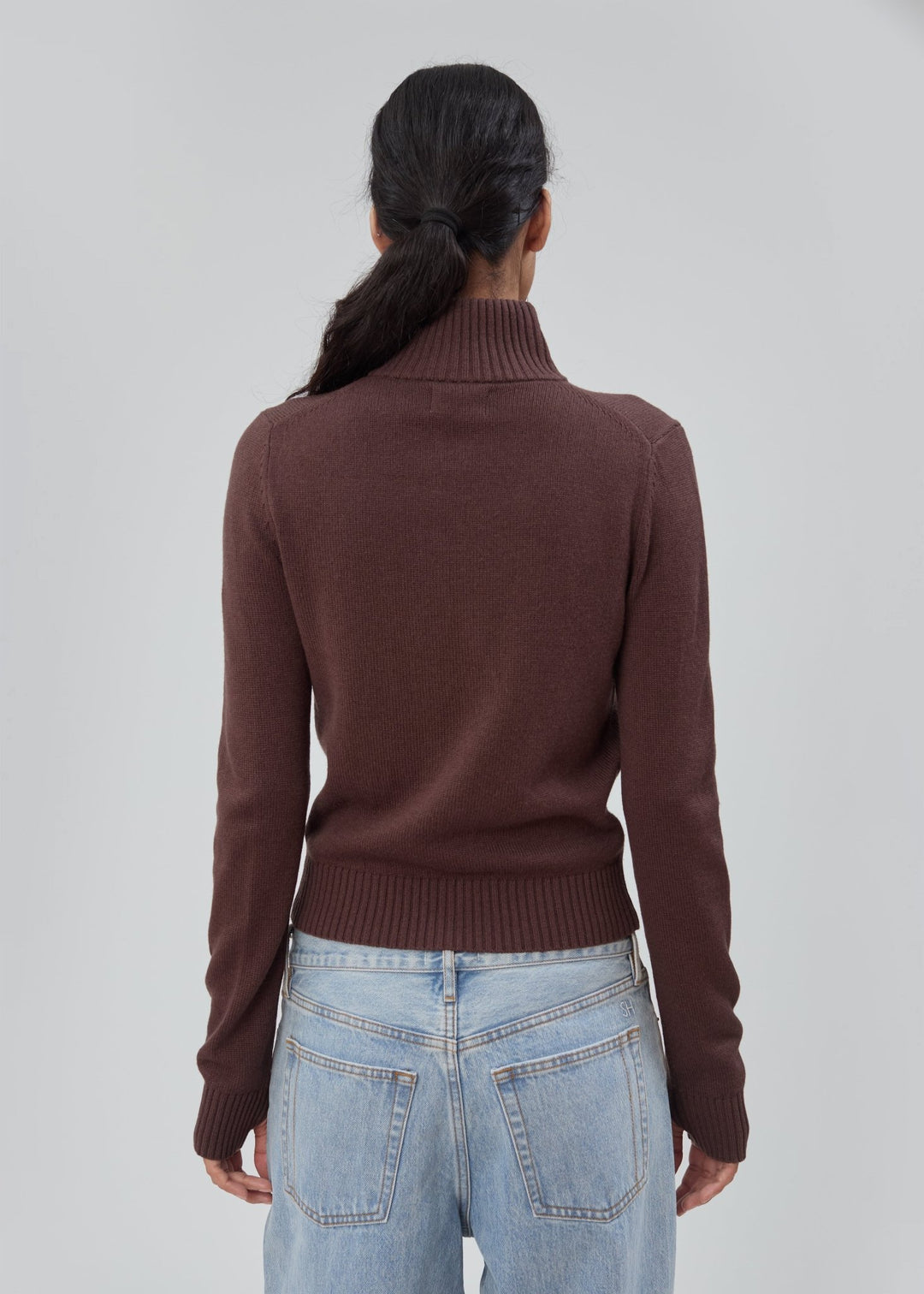 Still Here - Bleecker Zip in Chocolate Brown - Kalifornia Jean Bar