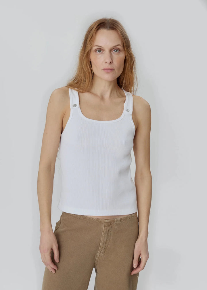 Still Here - Snap Tank in Milk - Kalifornia Jean Bar