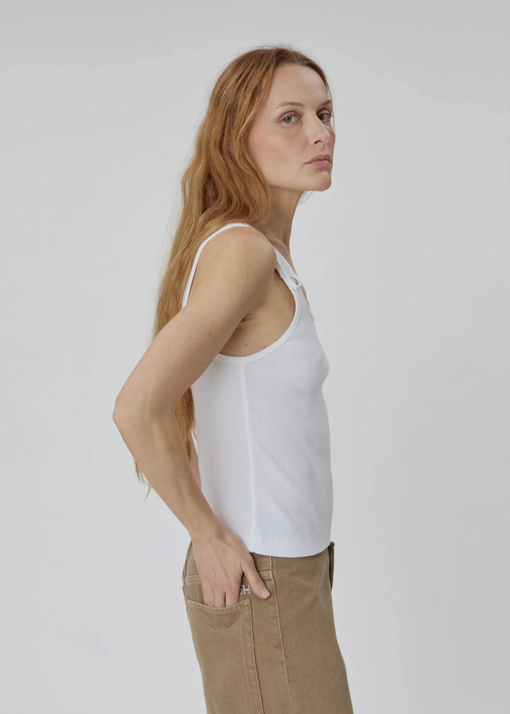 Still Here - Snap Tank in Milk - Kalifornia Jean Bar