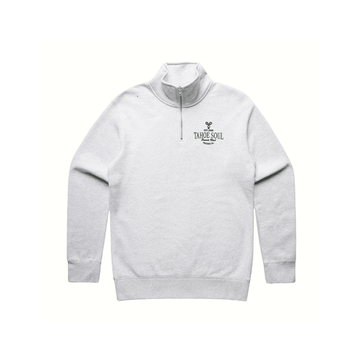 Tahoe Soul - Truckee Tennis Club Quarter Zip - Kalifornia Jean Bar