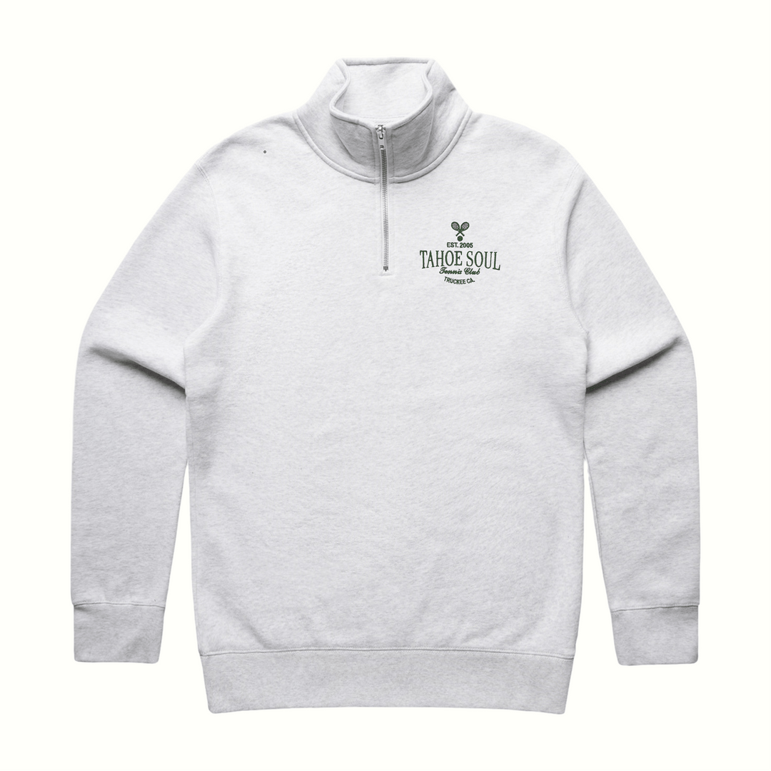 Tahoe Soul - Truckee Tennis Club Quarter Zip - Kalifornia Jean Bar