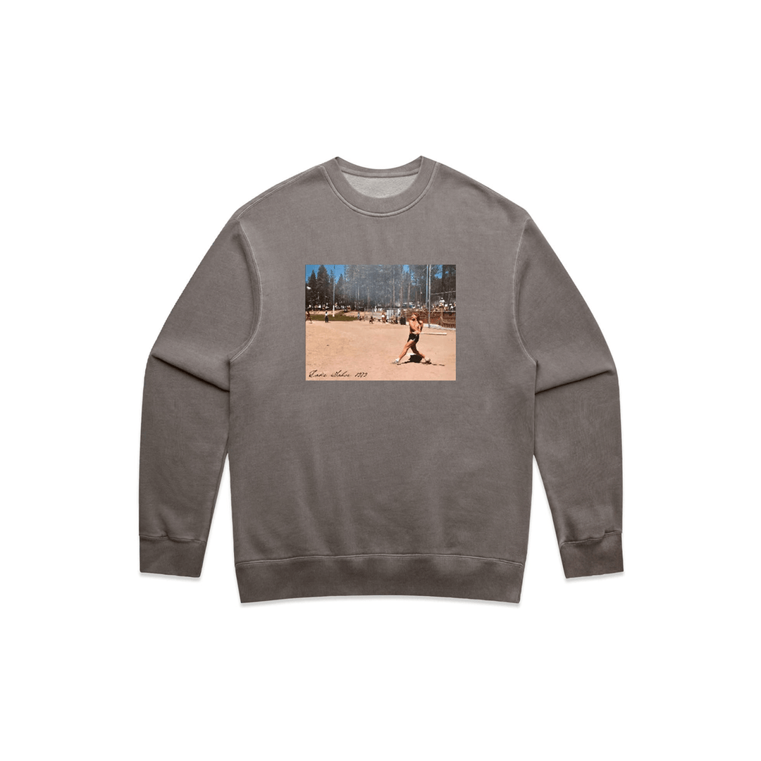 Tahoe Soul - Willie Crewneck in Vintage Grey - Kalifornia Jean Bar